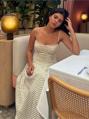 Sister NY Polka Dot Midi Dress